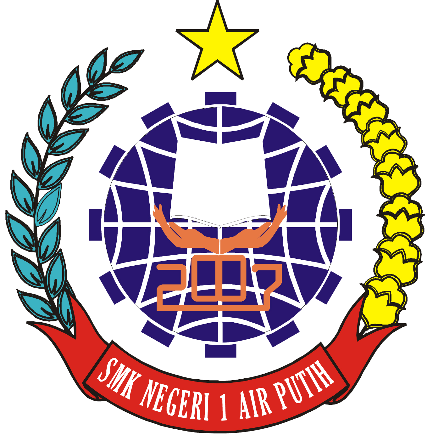 Logo SMKN 1 Air Putih